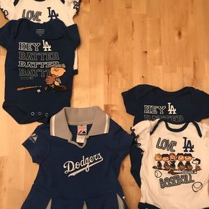LA fan?  Baby girl Dodgers clothes